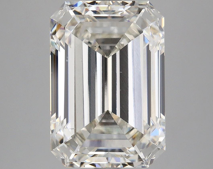 6.03 Carat Emerald Shaped Ideal Cut VS2 IGI Certified Lab Grown Diamond