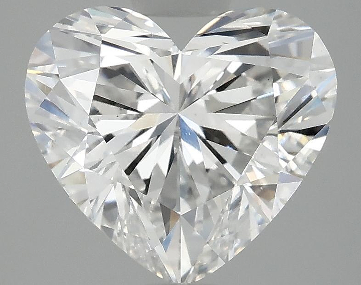 3.09 Carat Heart Shaped Ideal Cut VS2 IGI Certified Lab Grown Diamond