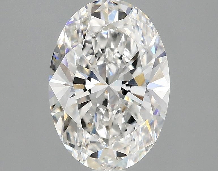 1.5 Carat Oval Shaped Ideal Cut VVS2 IGI Certified Lab Grown Diamond
