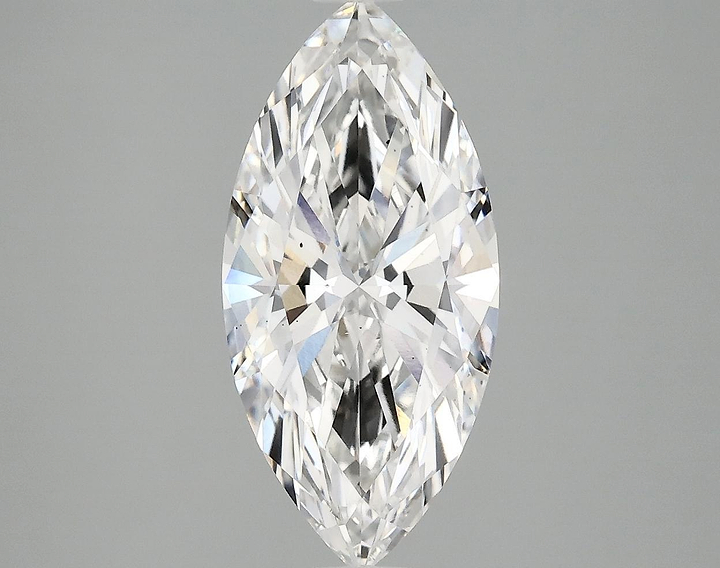 2.52 Carat Marquise Shaped Excellent Cut VS2 IGI Certified Lab Grown Diamond