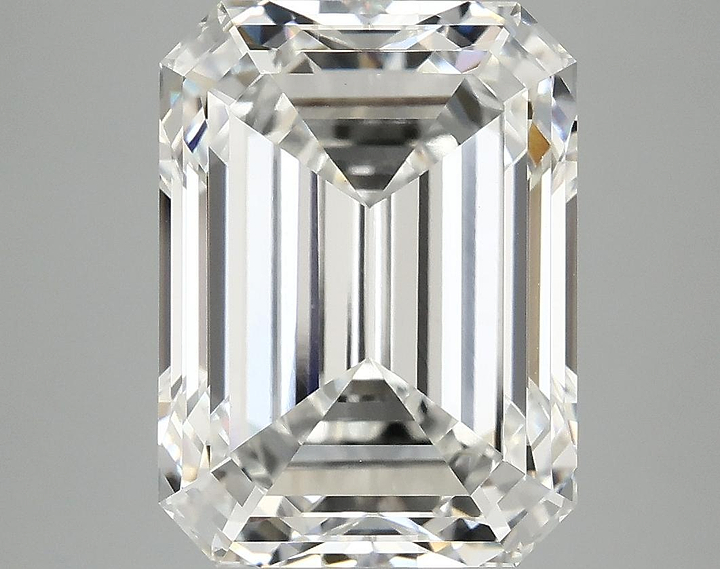 7.19 Carat Emerald Shaped Excellent Cut VVS2 IGI Certified Lab Grown Diamond