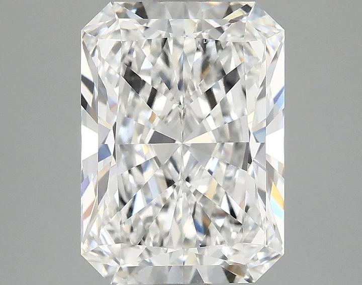 3.55 Carat Radiant Shaped Ideal Cut VVS2 IGI Certified Lab Grown Diamond