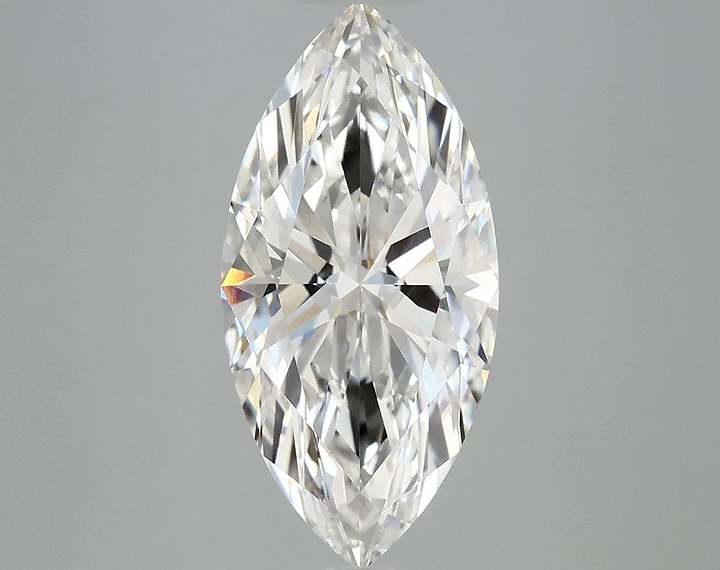 3.1 Carat Marquise Shaped Excellent Cut VVS2 IGI Certified Lab Grown Diamond