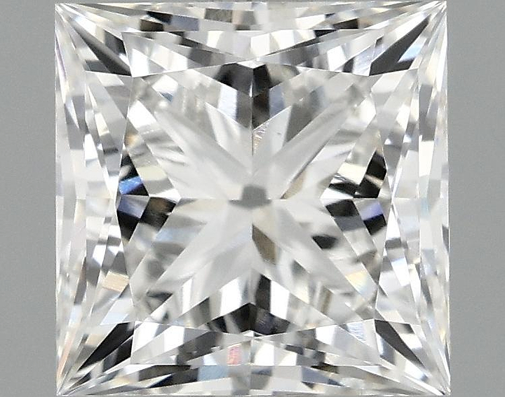 1.58 Carat Princess Shaped Ideal Cut VVS2 IGI Certified Lab Grown Diamond