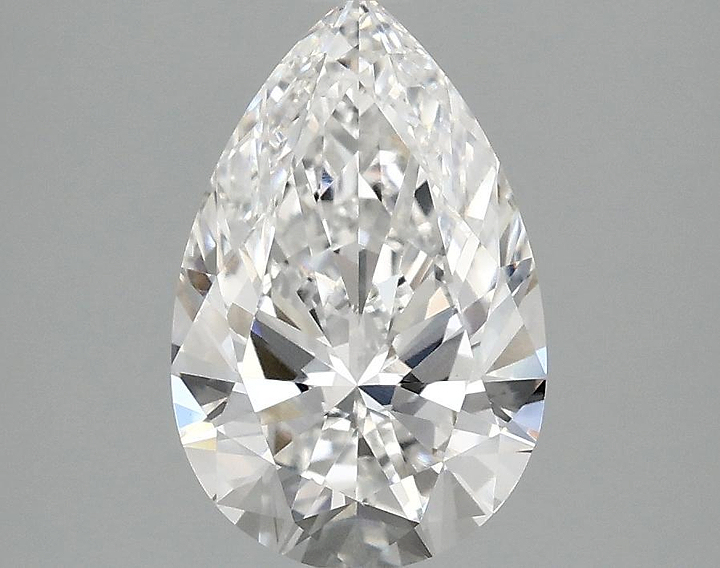 1.9 Carat Pear Shaped Ideal Cut VS1 IGI Certified Lab Grown Diamond
