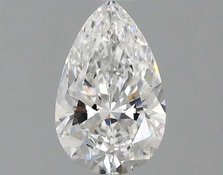 0.98 Carat Pear Shaped Ideal Cut VVS2 IGI Certified Lab Grown Diamond