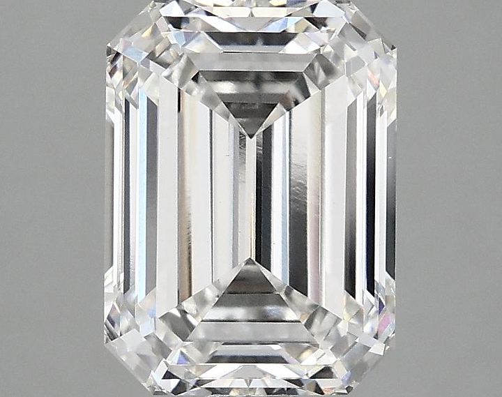 3.01 Carat Emerald Shaped Excellent Cut VS1 IGI Certified Lab Grown Diamond