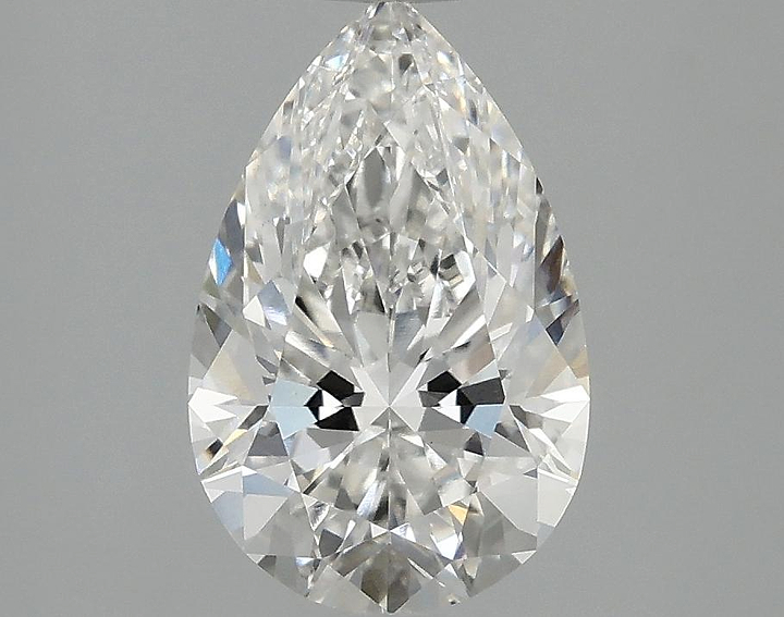 2.03 Carat Pear Shaped Ideal Cut VS1 IGI Certified Lab Grown Diamond