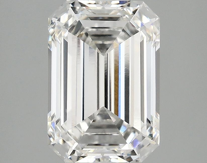 2.53 Carat Emerald Shaped Ideal Cut VVS2 IGI Certified Lab Grown Diamond