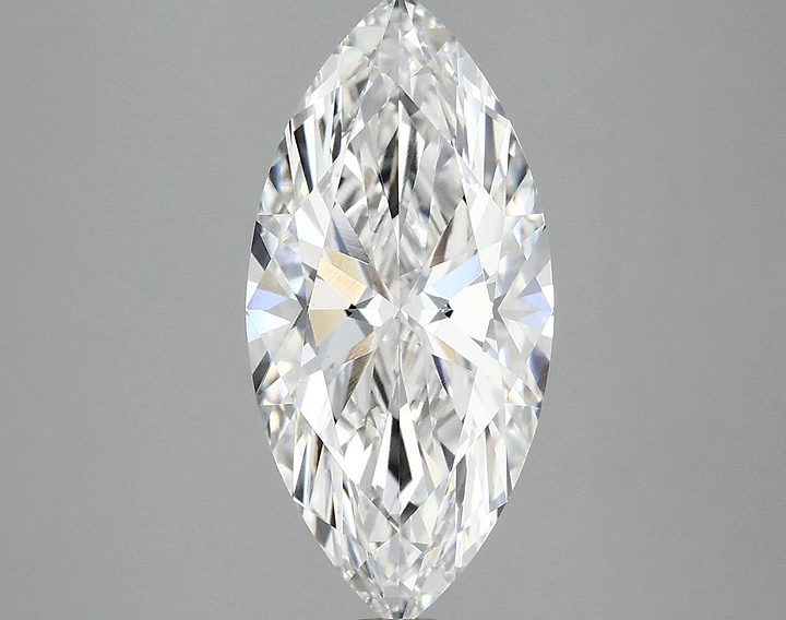 2.98 Carat Marquise Shaped Excellent Cut VVS2 IGI Certified Lab Grown Diamond