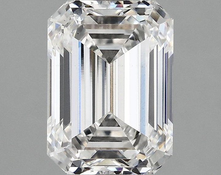 3.04 Carat Emerald Shaped Excellent Cut VS1 IGI Certified Lab Grown Diamond