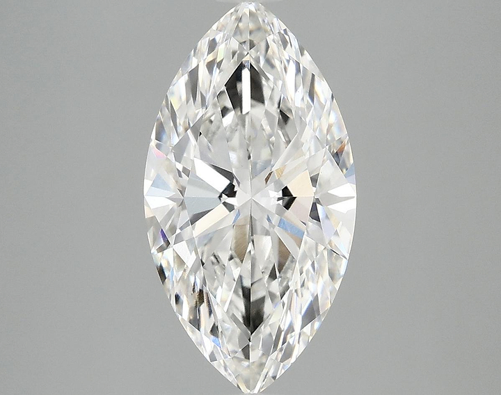 2.93 Carat Marquise Shaped Excellent Cut VVS2 IGI Certified Lab Grown Diamond