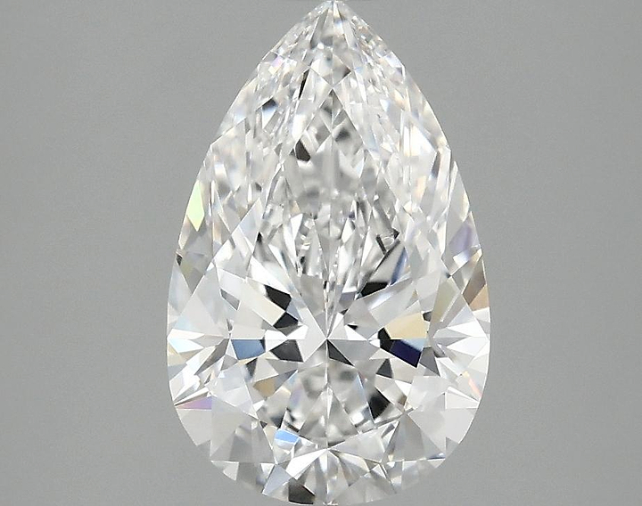 2.0 Carat Pear Shaped Ideal Cut VVS2 IGI Certified Lab Grown Diamond