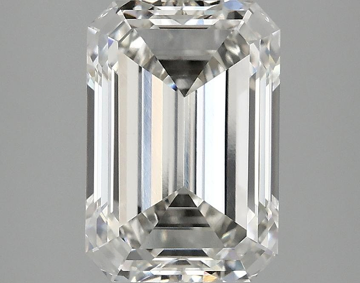 2.98 Carat Emerald Shaped Ideal Cut VVS2 IGI Certified Lab Grown Diamond