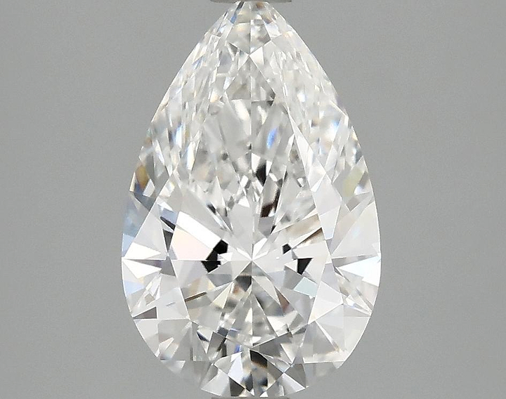 2.01 Carat Pear Shaped Ideal Cut VVS1 IGI Certified Lab Grown Diamond