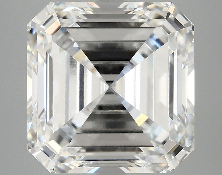 8.05 Carat Asscher Shaped Ideal Cut VVS2 IGI Certified Lab Grown Diamond