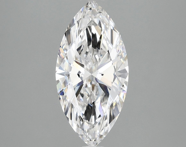 2.0 Carat Marquise Shaped Ideal Cut VVS2 IGI Certified Lab Grown Diamond