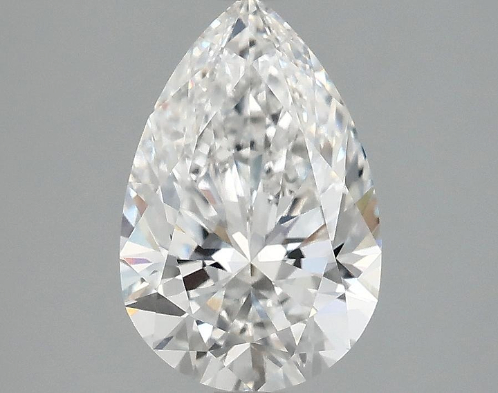 2.05 Carat Pear Shaped Excellent Cut VVS2 IGI Certified Lab Grown Diamond