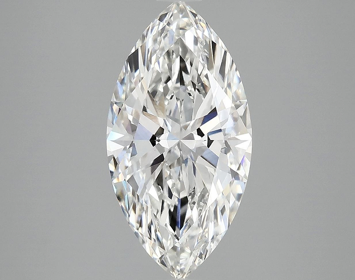 3.02 Carat Marquise Shaped Ideal Cut VVS2 IGI Certified Lab Grown Diamond