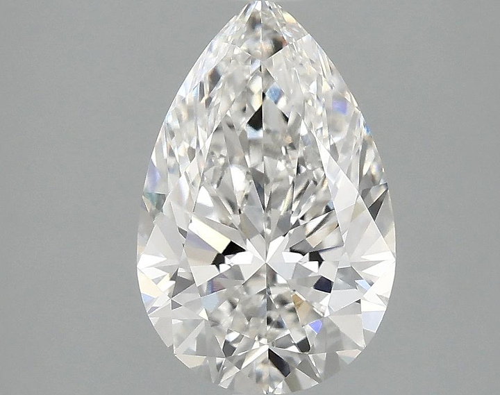 2.02 Carat Pear Shaped Ideal Cut VVS2 IGI Certified Lab Grown Diamond