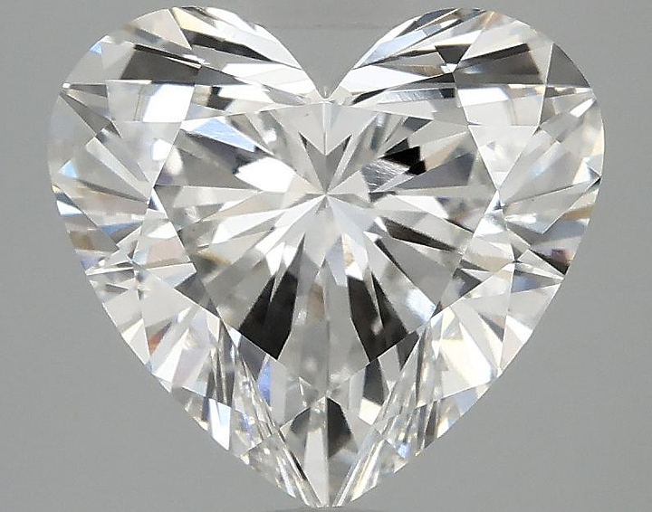 2.98 Carat Heart Shaped Ideal Cut VS1 IGI Certified Lab Grown Diamond