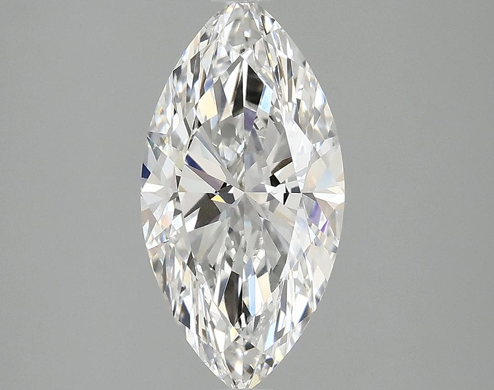 1.93 Carat Marquise Shaped Ideal Cut VS1 IGI Certified Lab Grown Diamond