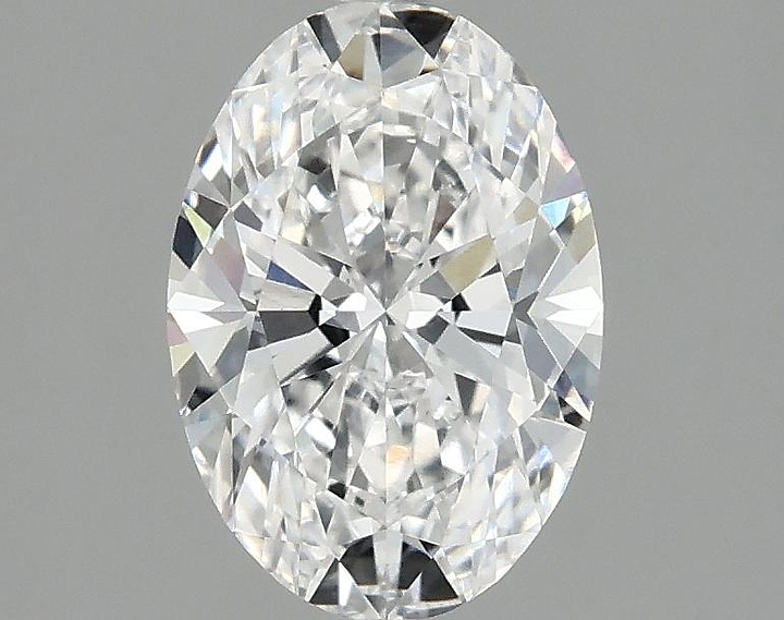 1.5 Carat Oval Shaped Ideal Cut VVS2 IGI Certified Lab Grown Diamond