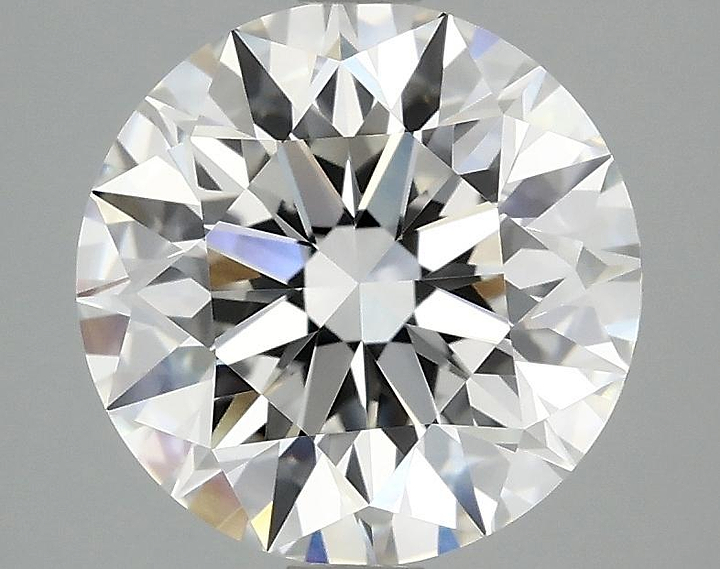 3.06 Carat Round Shaped Excellent Cut VVS2 IGI Certified Lab Grown Diamond