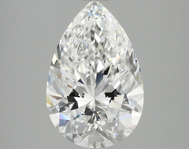 3.03 Carat Pear Shaped Excellent Cut VVS2 IGI Certified Lab Grown Diamond