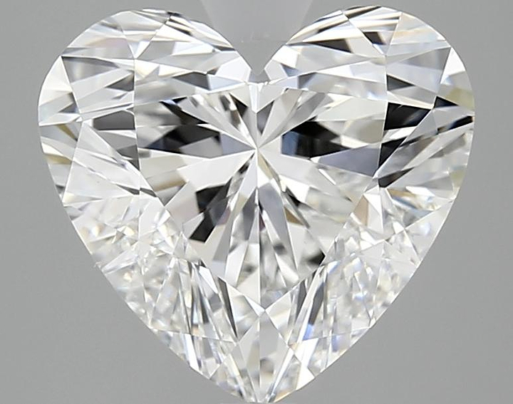 4.07 Carat Heart Shaped Ideal Cut VS2 IGI Certified Lab Grown Diamond