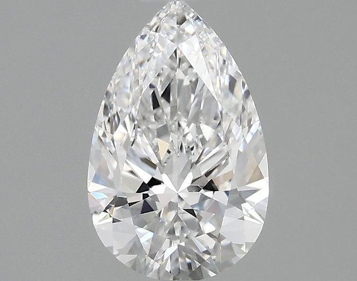0.98 Carat Pear Shaped Ideal Cut VVS2 IGI Certified Lab Grown Diamond