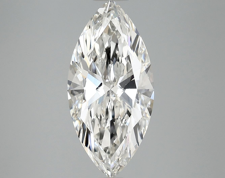 3.01 Carat Marquise Shaped Excellent Cut VVS2 IGI Certified Lab Grown Diamond