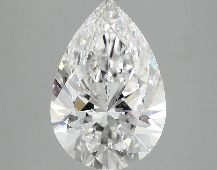 3.04 Carat Pear Shaped Excellent Cut VS1 IGI Certified Lab Grown Diamond