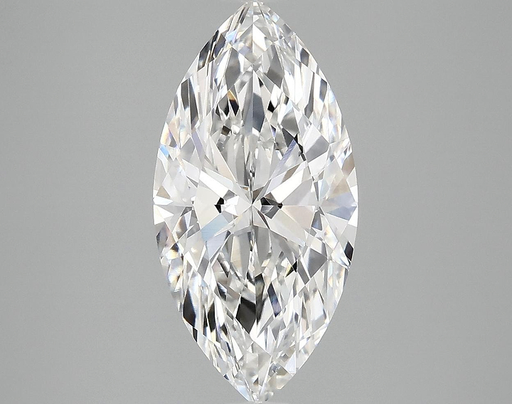 3.01 Carat Marquise Shaped Ideal Cut VVS2 IGI Certified Lab Grown Diamond
