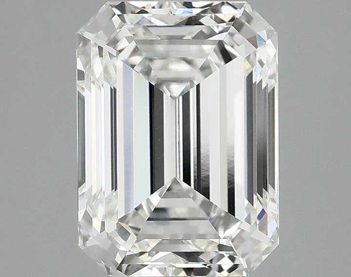 3.02 Carat Emerald Shaped Excellent Cut VVS2 IGI Certified Lab Grown Diamond