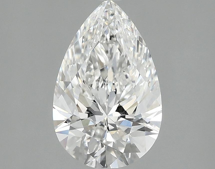 1.5 Carat Pear Shaped Ideal Cut VVS2 IGI Certified Lab Grown Diamond