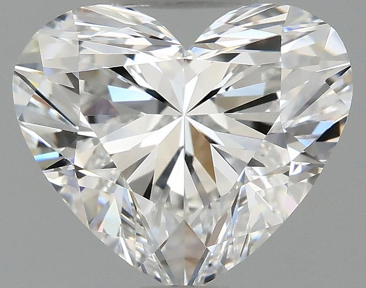 1.57 Carat Heart Shaped Excellent Cut VVS2 IGI Certified Lab Grown Diamond