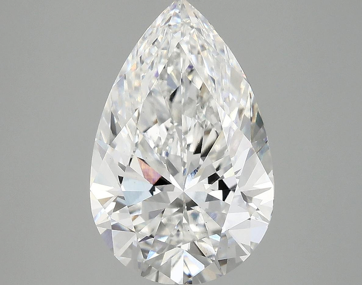 4.02 Carat Pear Shaped Ideal Cut VS1 IGI Certified Lab Grown Diamond