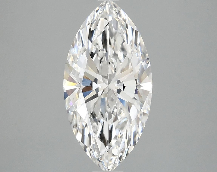 2.5 Carat Marquise Shaped Ideal Cut VVS2 IGI Certified Lab Grown Diamond