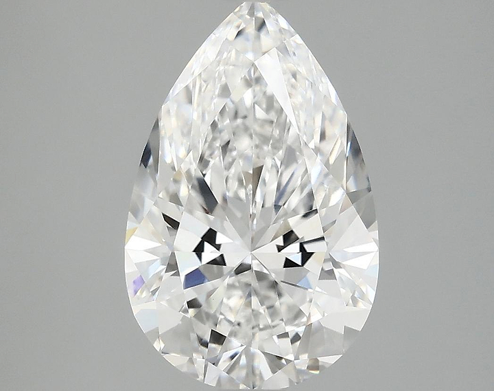 3.03 Carat Pear Shaped Ideal Cut VVS2 IGI Certified Lab Grown Diamond