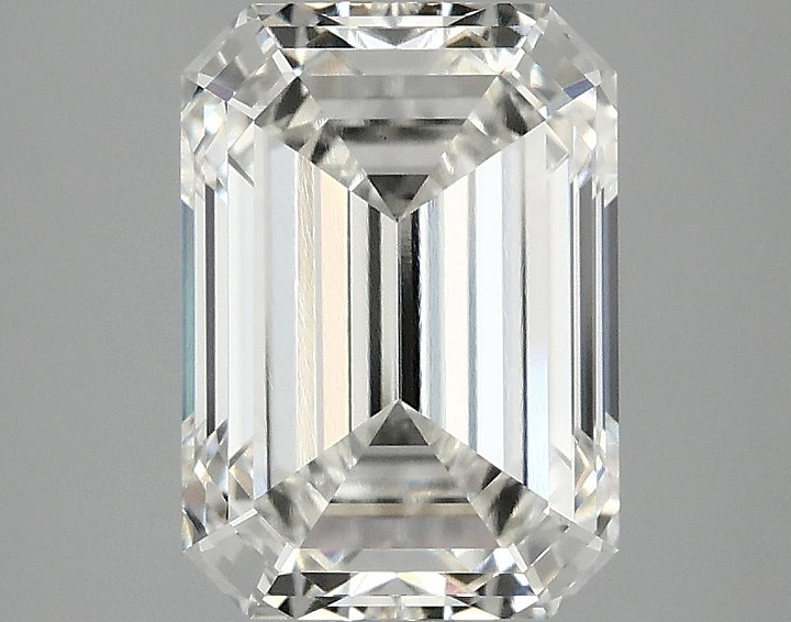 3.14 Carat Emerald Shaped Ideal Cut VVS2 IGI Certified Lab Grown Diamond