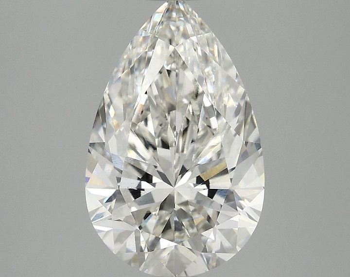 3.07 Carat Pear Shaped Ideal Cut VS2 IGI Certified Lab Grown Diamond