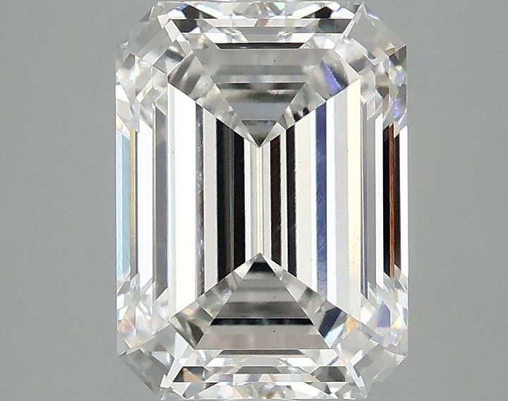 3.09 Carat Emerald Shaped Excellent Cut VS1 IGI Certified Lab Grown Diamond