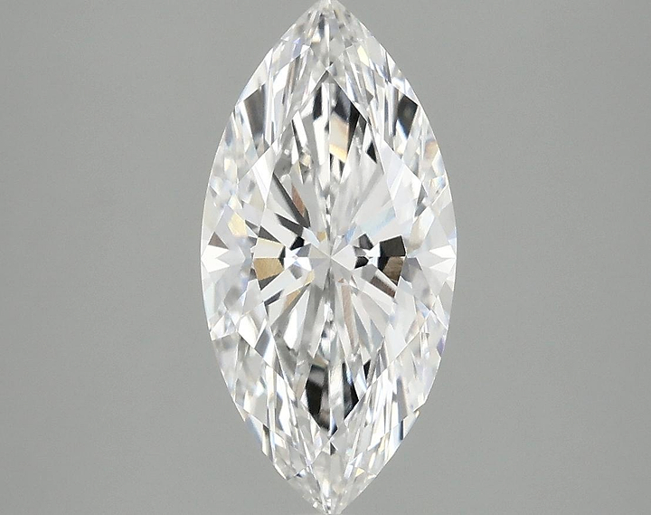 2.1 Carat Marquise Shaped Ideal Cut VVS2 IGI Certified Lab Grown Diamond