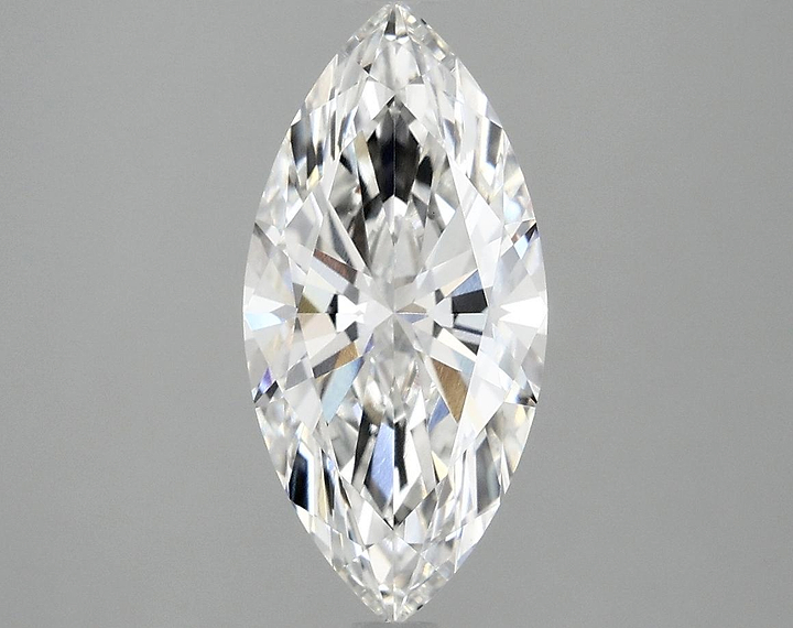 2.1 Carat Marquise Shaped Excellent Cut VVS2 IGI Certified Lab Grown Diamond