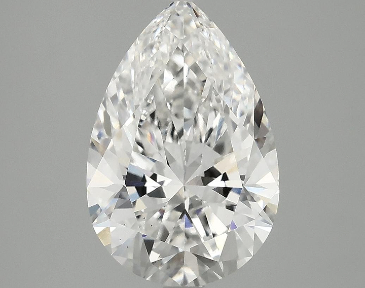3.04 Carat Pear Shaped Excellent Cut VS2 IGI Certified Lab Grown Diamond