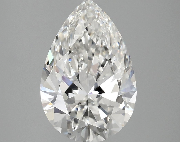 3.02 Carat Pear Shaped Excellent Cut VVS2 IGI Certified Lab Grown Diamond