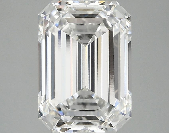 3.09 Carat Emerald Shaped Ideal Cut VS1 IGI Certified Lab Grown Diamond