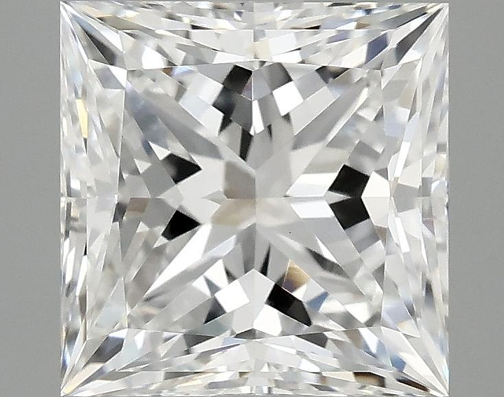 2.59 Carat Princess Shaped Ideal Cut VVS2 IGI Certified Lab Grown Diamond