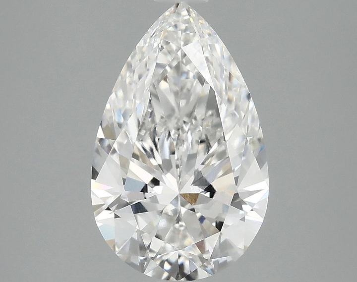 2.52 Carat Pear Shaped Ideal Cut VS1 IGI Certified Lab Grown Diamond